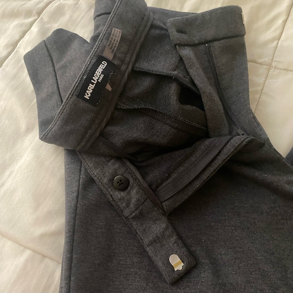 Stretch grey work pants